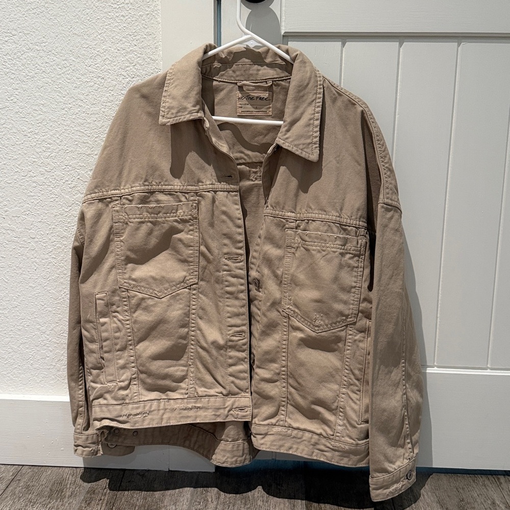 We The Free Tan Jean Jacket